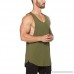 Men's Tank Top Gyms Bodybuilding Fitness Muscle Sleeveless Singlet T-Shirt Vest Army Green B07MZ3MZ5W